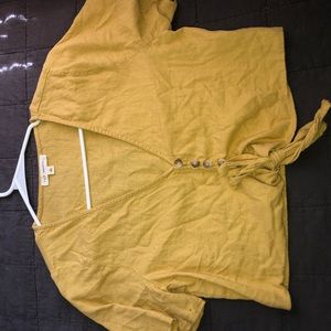 Pacsun LA hearts cropped shirt